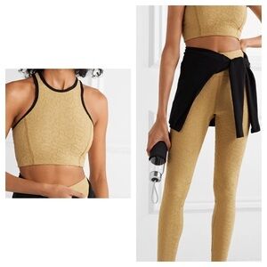 Roaming Giraffe 3D Crop Bra & Leggings